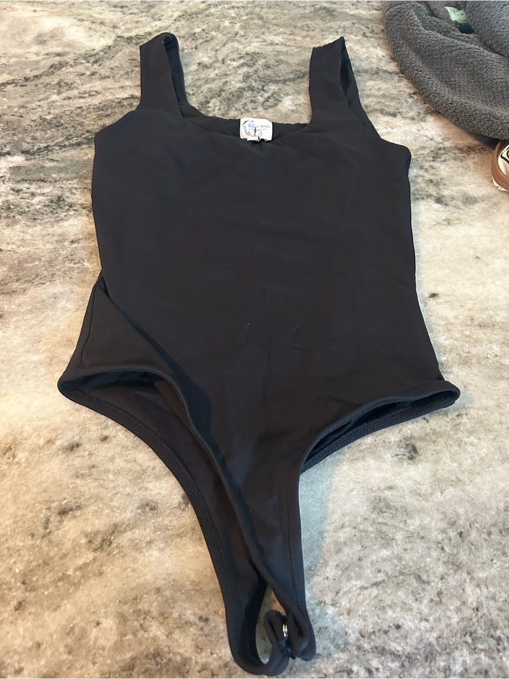 Blue rain Black body suit